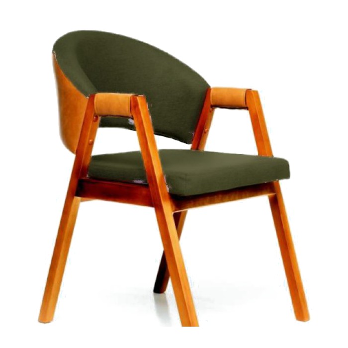 Cadeira Vitória - Verde - Couríssimo com Couríssimo | LadivDecor Cadeira Vitória - Verde - Couríssimo com Couríssimo | LadivDecor